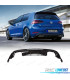 DIFUSOR VOLKSWAGEN VW GOLF 7 12-17 LOOK R PRETO BRILHANTE SAÍDA DUPLA