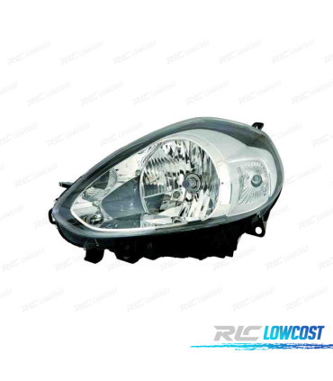 FAROL ESQ OPTICAS FIAT PUNTO EVO 09- FUNDO CROMADO