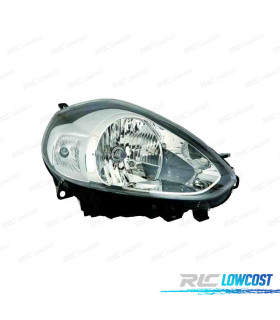 FAROL DIR OPTICAS FIAT PUNTO EVO 09- FUNDO CROMADO
