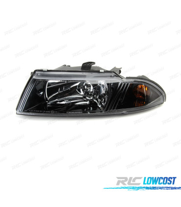 FAROL ESQ OPTICAS MITSUBISHI CARISMA 99-05 FUNDO PRETO