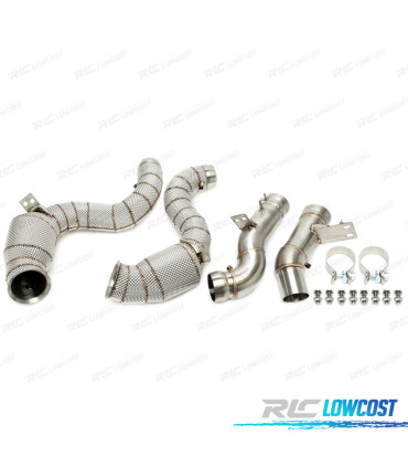 SUPRESSOR DOWNPIPE MERCEDES GLE COUPÉ C167 V167 20- CATALISADOR ESCUDO TÉRMICO