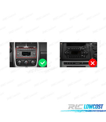AUTO RÁDIO GPS ANDROID 10 PARA DODGE JEEP CHRYSLER 07-11