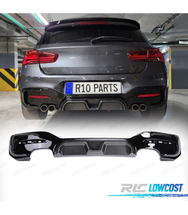 DIFUSOR BMW F20 LCI 15-19 LOOK M COMPETITION PRETO CARBONO