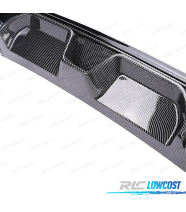 DIFUSOR BMW F20 LCI 15-19 LOOK M COMPETITION PRETO CARBONO