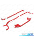 KIT BARRAS ANTI-APROXIMAÇÃO AJUSTÁVEIS VOLKSWAGEN VW GOLF MK1 74-83 VERMELHO