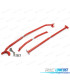 KIT BARRAS ANTI-APROXIMAÇÃO AJUSTÁVEIS AUDI A3 8L 96-03 VERMELHO