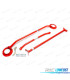 KIT BARRAS ANTI-APROXIMAÇÃO AJUSTÁVEIS SEAT TOLEDO 1L 91-99 VERMELHO