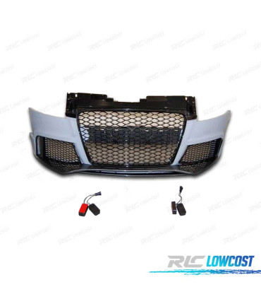 PARA-CHOQUES FRONTAL AUDI TT 8J + SPOILER 06-14 LOOK RS CARBONO