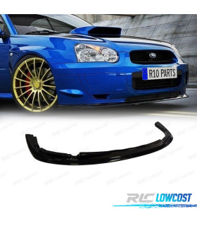 SPOILER LIP SUBARU IMPREZA 04- GDB STI PRETO BRILHANTE