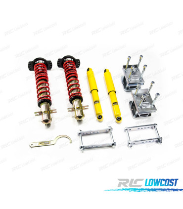 KIT SUSPENSÃO REGULÁVEL EIBACH MTS + COPELAS REGULÁVEIS VOLKSWAGEN VW CADDY I 82-92