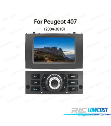AUTO RÁDIO GPS 7" ANDROID 14 PARA PEUGEOT 407 04 – 10