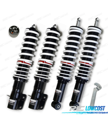 KIT SUSPENSÃO REGULÁVEL NJT EXTREM VOLKSWAGEN VW GOLF MK1 JETTA 74-83