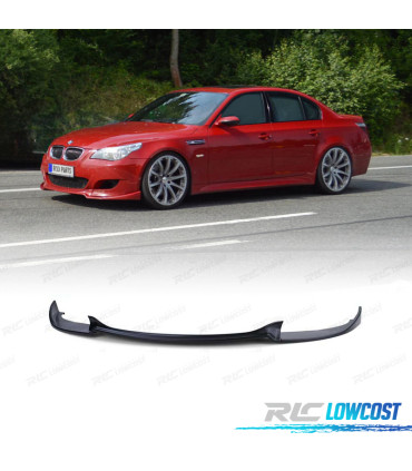 SPOILER LIP BMW E60 E61 03-10 LOOK PACK M HAMANN PRETO MATE