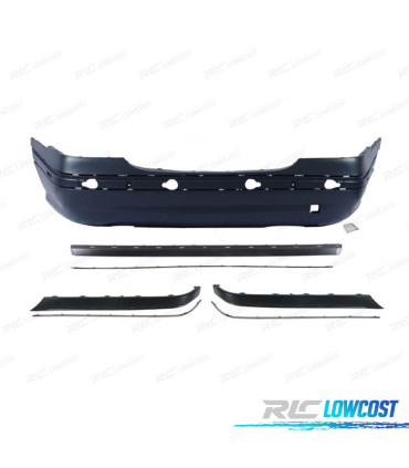 PARA-CHOQUE TRASEIRO MERCEDES CLASE C W203 SEDAN 01-07 LOOK C32 AMG