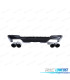 DIFUSOR BMW X3 G01 LOOK M PERFORMANCE PRETO BRILHANTE + PONTEIRAS ESCAPE