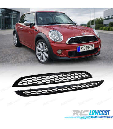 GRELHA FRONTAL MINI COOPER S 01-06 PRETO BRILHANTE