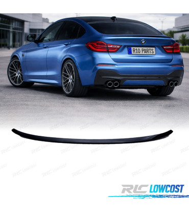 AILERON SPOILER BMW X4 F26 14-18 LOOK M PRETO BRILHANTE