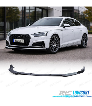 SPOILER LIP AUDI A5 F5 16-19 LOOK S LINE PRETO BRILHANTE