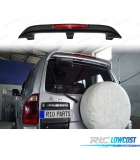 AILERON SPOILER TRASEIRO MITSUBISHI MONTERO PAJERO 03-15 + TERCEIRA LUZ DE STOP