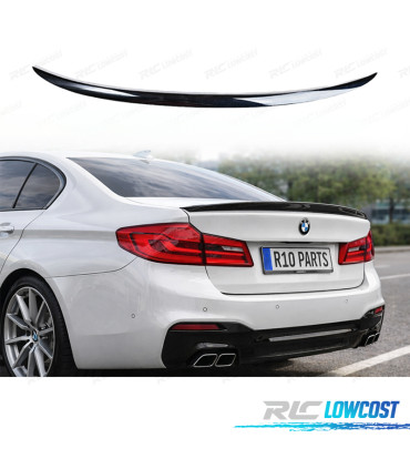 AILERON SPOILER BMW G30 LOOK M PERFORMANCE PRETO BRILHANTE ABS