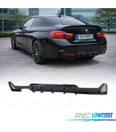 DIFUSOR BMW F32 F33 F36 LOOK M PERFORMANCE CARBONO