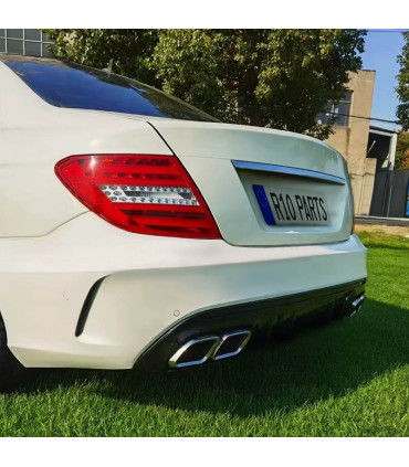 PARA-CHOQUES TRASEIRO MERCEDES W204 07-13 LOOK W205 C63