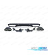 DIFUSOR MERCEDES CLASE C W205 SEDAN 14-18 LOOK AMG PRETO MAT + PONTEIRAS ESCAPE