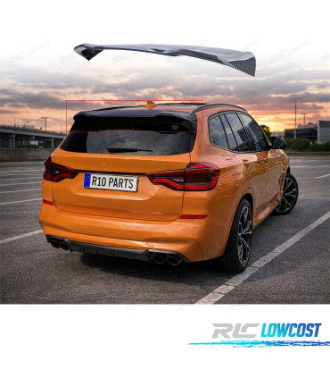 AILERON SPOILER TRASEIRO BMW X3 G01 18-20 LOOK M CARBON
