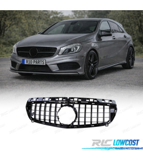 GRELHA MERCEDES CLASE A W176 12-15 LOOK GT PRETO BRILHANTE