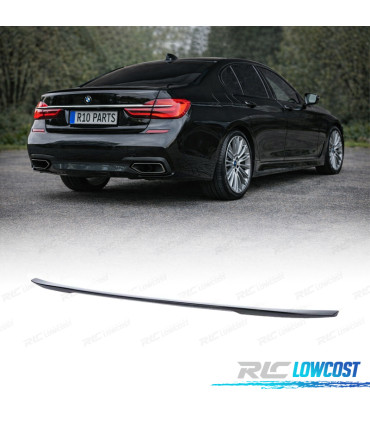 AILERON SPOILER TRASEIRO BMW G11 G12 15-19 LOOK M PERFORMANCE PRETO BRILHANTE