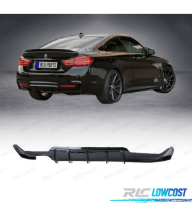 DIFUSOR BMW F32 F33 F36 13-20 COUPÉ CABRIO M PERFORMANCE PRETO BRILHANTE ABS OO---