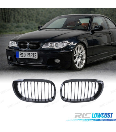 GRELHAS BMW E46 COUPE CABRIO 03-06 PRETO BRILHANTE