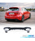 DIFUSOR MERCEDES CLASE A W177 18- A35 LOOK AMG PRETO BRILHANTE + PONTEIRAS ESCAPE