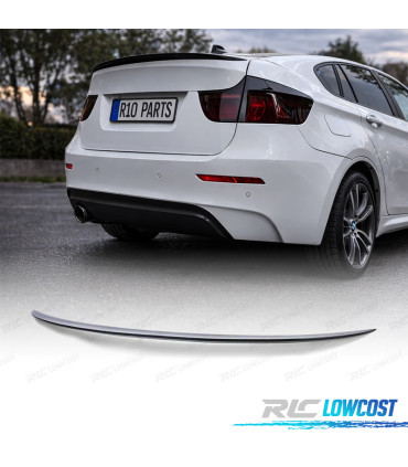 AILERON SPOILER BMW X6 E71 08-14 LOOK M PRETO BRILHANTE
