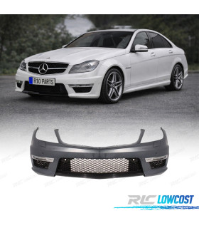 PÁRA-CHOQUES FRONTAL MERCEDES CLASE C W204 11-14 LOOK AMG C63 PDC