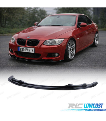 SPOILER LIP BMW E92 E93 10-14 LOOK M PRETO BRILHANTE