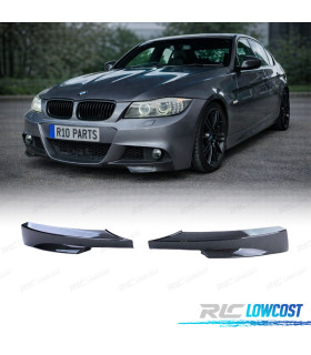 SPLITTERS PARA-CHOQUES FRONTAL BMW E90 E91 08-12 LOOK M CARBONO