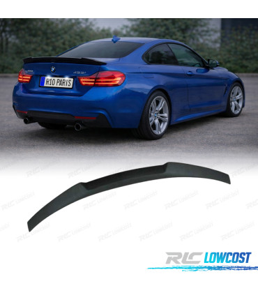 AILERON SPOILER BMW F32 LOOK M4 CSL PRETO MATE