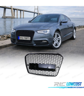 GRELHA FRONTAL AUDI A5 12-16 PRETO LOOK RS5