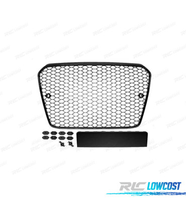 GRELHA FRONTAL AUDI A5 12-16 PRETO LOOK RS5