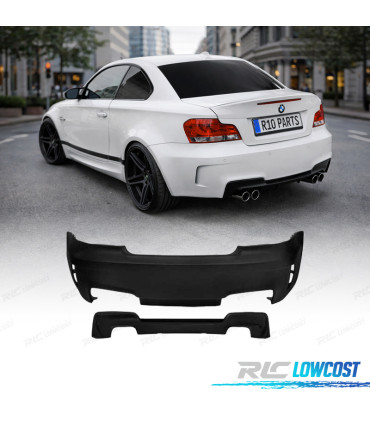 PARA-CHOQUES TRASEIRO BMW E82 E88 07-13 LOOK 1M