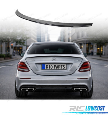 AILERON SPOILER TRASEIRO MERCEDES C W205 LOOK AMG 2014- 4P PRETO BRILHANTE