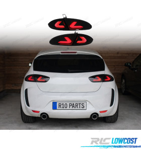 CONJUNTO DE FAROLINS SEAT LEON 2 1P 05-09 CARDNA PRETO FUMADO