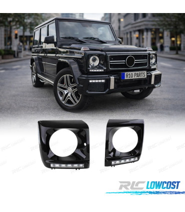 KIT CONJUNTO LUZ DIURNA MERCEDES CLASE G W463 90-12 LOOK AMG G65