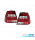FAROLINS TRASEIROS VOLKSWAGEN VW BORA 98-05 VERMELHO BRANCO CRISTAL