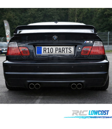 AILERON TWIN SPOILER BMW E46 98-05 LOOK M3 GT