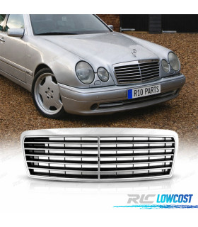 GRELHA FRONTAL MERCEDES W210 95-98 CROMADO