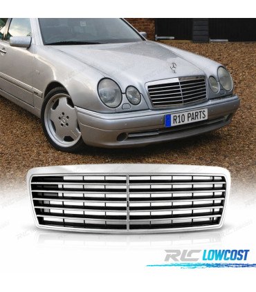 GRELHA FRONTAL MERCEDES W210 95-98 CROMADO