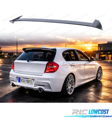 AILERON SPOILER BMW E81 E87 LOOK M PERFORMANCE PRETO BRILHANTE