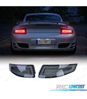 FAROLINS TRASEIROS LED PORSCHE 911 997 04-08 ESCURECIDOS